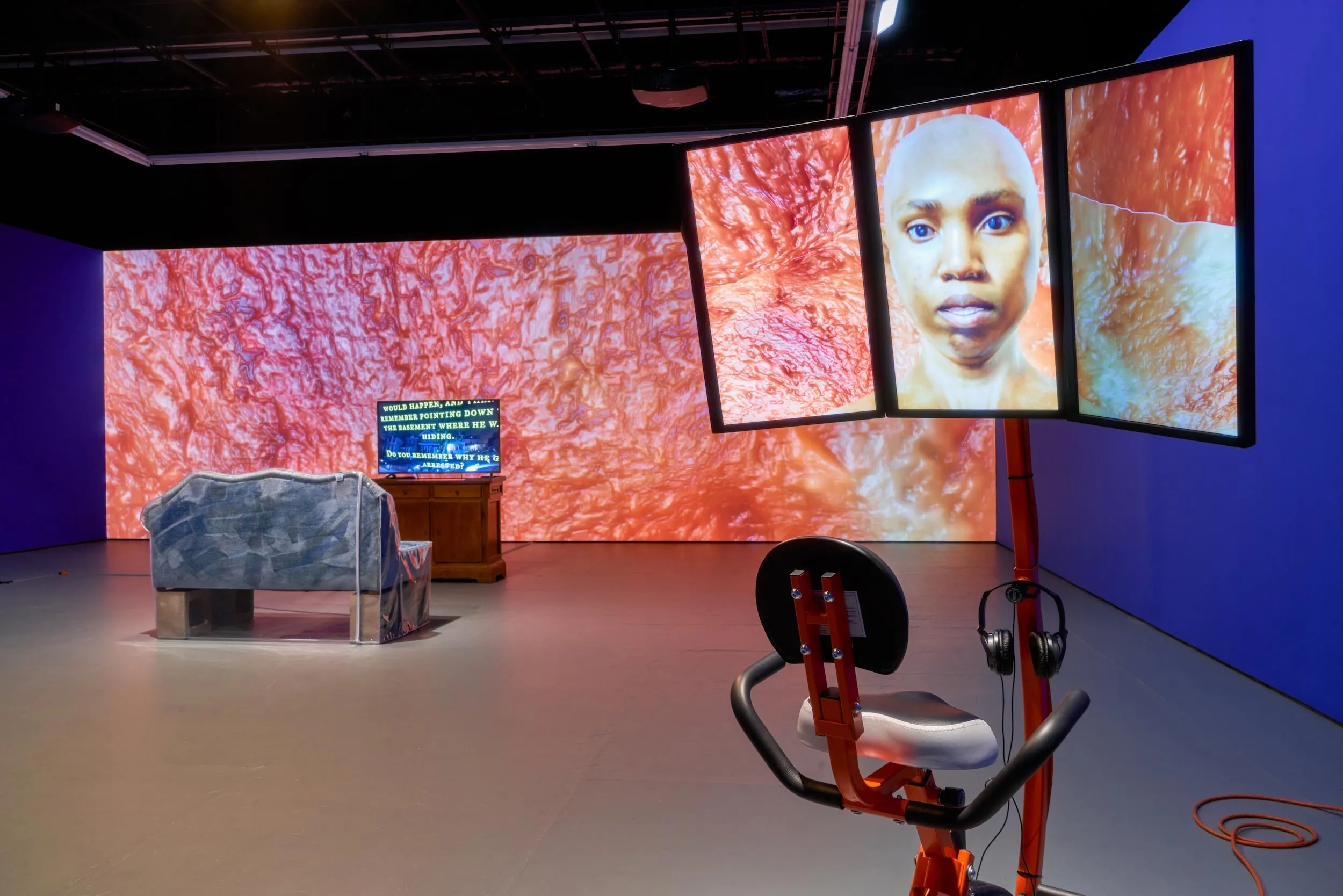An artistic display of a recording set
